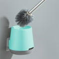 thumbnail image 6 of Grrvtrz Toilet Brush with Hard Bristles Bathroom Cleaning Bowl Brush Kit Modern and Compact Toilet Cleaner Brush Long Handle Bristles for Bathroom,Sweeping,Cleaning Supplies, 6 of 7