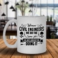 thumbnail image 2 of Women Civil Engineers Coffee Mug, Cold Brew Coffee Mug 11 oz, 2 of 3