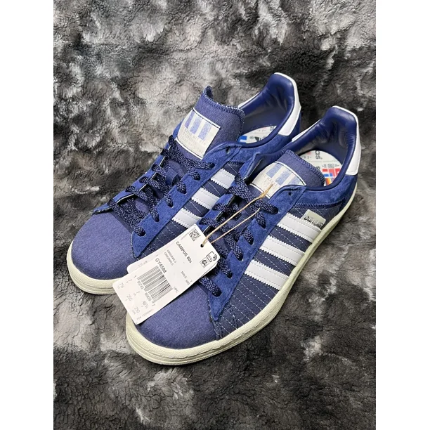Adi-das Campus 80s Blue Men’s Sneakers Unisex Originals NEW Casual Shoes Size 7.5
