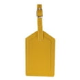 thumbnail image 2 of Etiquetas de equipaje Cuero para negocios Etiquetas de maleta Etiqueta de titular de nombre Etiquetas de identificación Accesorios 10x6 Amarillo, 2 of 9