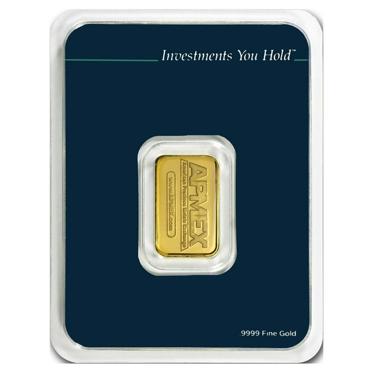 5 gram Gold Bar APMEX TEP Walmart
