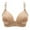 Khaki, variant on Ierhent Underwire Bras Full Figure Back Smoothing Everyday Bra Women's Plus Size Front Closure Underwire Wide Strap(Pink,42)