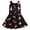 Black, variant on Wyzesi White Dresses for Graduation Midi Christmas Women's Classic Tea Dress Long Sleeve Dress with Belt Swing Party Dresses Christmas Pajamas Costume