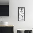 thumbnail image 2 of Stupell Industries Antique Bathroom Sink Black Framed Floater Canvas Wall Art design by Lettered and Lined, 25 x 11, 2 of 9