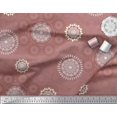 thumbnail image 2 of Soimoi Polyester Crepe Fabric Mandala Ethnic Printed Fabric 1 Yard 42 Inch Wide, 2 of 3