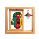 thumbnail image 1 of El Camerún bandera mascara facial gritando Cap Marco giratorio de madera 4x6, 1 of 3