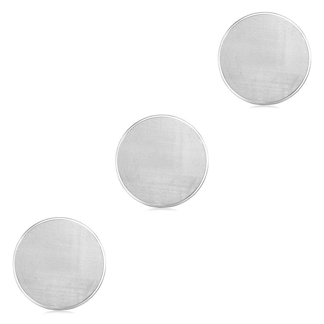 Matsuzay Pizza Baking Screen Aluminum Reusable Round DIY Bakery Heat Pastry Grill Kitchen Net Oven Bake Pie Resistant Shaped Tray Type1 NO1