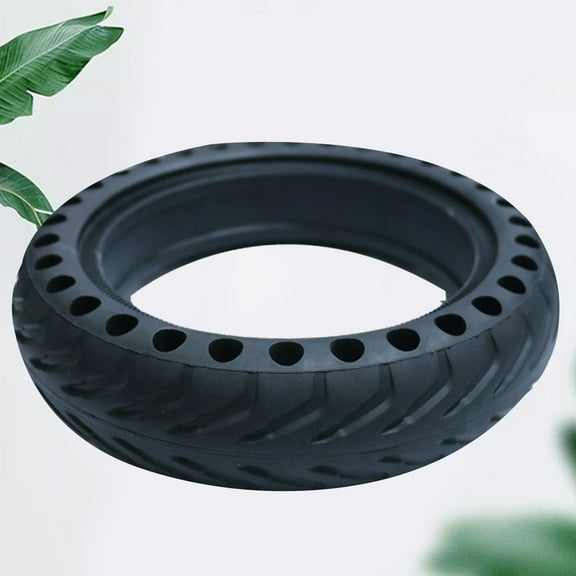 HINTRMENT Electric Scooter Tubeless Anti Skidding Scooter Tire Rubber 1Pack Black