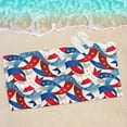 thumbnail image 3 of TUWABEII Microfiber Beach Towel Super Lightweight Colorful Bath Towel Sandproof Beach Blanket Multi-Purpose Towel For Travel Swimming Pool 30x60 Inch, 3 of 6