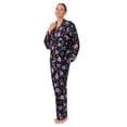 thumbnail image 2 of Aria Women’s 100% Cotton Flannel Notch Collar Pajama Set, Sizes XS-3X, 2 of 6