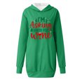 thumbnail image 1 of WEAIXIMIUNG Sweat-Shirt Maman Grande Taille Femme Décontracté Col Rond Imprimé Arbre de Noël, 1 of 3