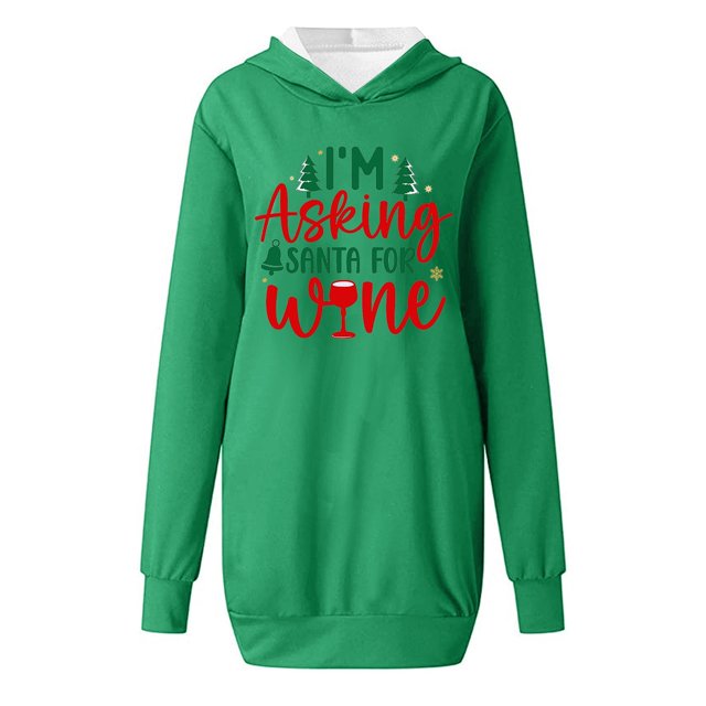 WEAIXIMIUNG Sweat-Shirt Maman Grande Taille Femme Décontracté Col Rond Imprimé Arbre de Noël