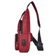thumbnail image 4 of Ganfancp Usb Pecho Bolsa Hombres Nueva Moda Mensajero Bolsa Ligero Deportes Al Aire Libre Ocio Pareja Bolsa de Hombro de Cuero de Imitación Bolsa de Pecho Ofertas Flash 1X Vano Diagonal, 4 of 7