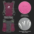 thumbnail image 4 of SIABC-Small Running Vest for Women Men, Festival Rave Hydration Vest for Runners, Running Hydro Pack with 2L Water Bladder, Lightweight Water Backpack for Hiking Biking, 4 of 4