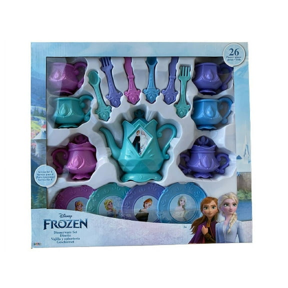 Disney Frozen Princess Dinnerware Set- 26 Pieces, serves 4