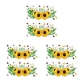 thumbnail image 2 of Wosthever 2 uds pegatinas de pared de flores murales de plantas extraíbles tipo de sala de estar Type1 NO1, 2 of 6