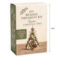 thumbnail image 2 of DIY Beaded Christmas Tree Kit for Adults, Crystal Bead Holiday Craft Set with Colorful Beads, Ornament Charms, Handmade Tabletop Christmas Decor Gift, 2 of 3