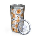 thumbnail image 2 of Pioneer Flower 10oz Tumblers Stainless Steel Tumbler with Lid and Straw,Vacuum Insulated Double Wall Travel Tumbler Cups with Cleaning Brush for Coffee, Tea, 2 of 4