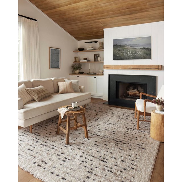 Loloi Angela Rose x Amira Collection AMI-03 Ivory/Multi 3'-11" x 5'-6" Accent Rug