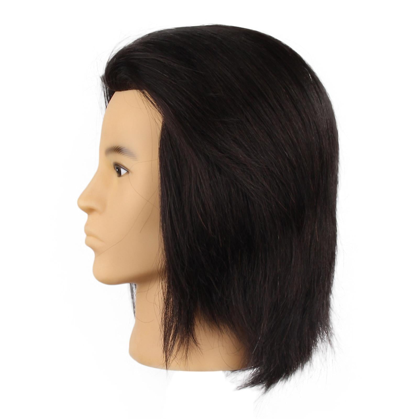Kuntesetty Barber Training Men Mannequin Head Versatile 11inch Tall Accessory Realistic