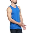 thumbnail image 4 of G-Style USA Men's Straight Hem Long Length Tank Top TT60 - Royal Blue - 3X-Large, 4 of 7