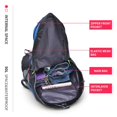 thumbnail image 4 of Sac à Dos de Randonnée Léger et Résistant à l'Eau 50L, Sac de Sport Extérieur pour Escalade Camping Tourisme, Bleu Clair, 4 of 7