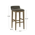 thumbnail image 4 of Hillsdale Renmark Counter Height Stool, Brushed Gray, 4 of 15