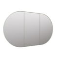 thumbnail image 4 of Glass Warehouse SC3-PL-48X30-W Nia 48" X 30" Framed Triple Door Medicine Cabinet - White, 4 of 7