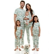 Derek Heart Camo Print Matching Family Pajamas Pet Bandana, One Size