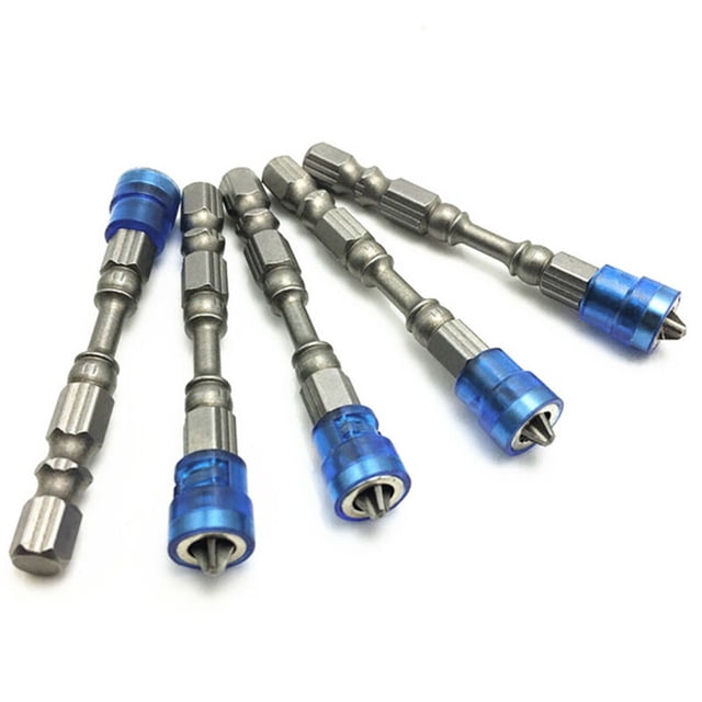 5Pcs Magnetic Screwdriver Bit Drill Cross-Head Ph2 Magnetic Screwdriver Bits