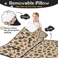 thumbnail image 3 of Beige Christmas Gift Pattern Toddler Nap Mats for Kids Preschool,50"x20" Sleeping Mat Bag or Kids,Toddler Sleeping Bag,Toddler Nap Mat or Daycare, 3 of 6