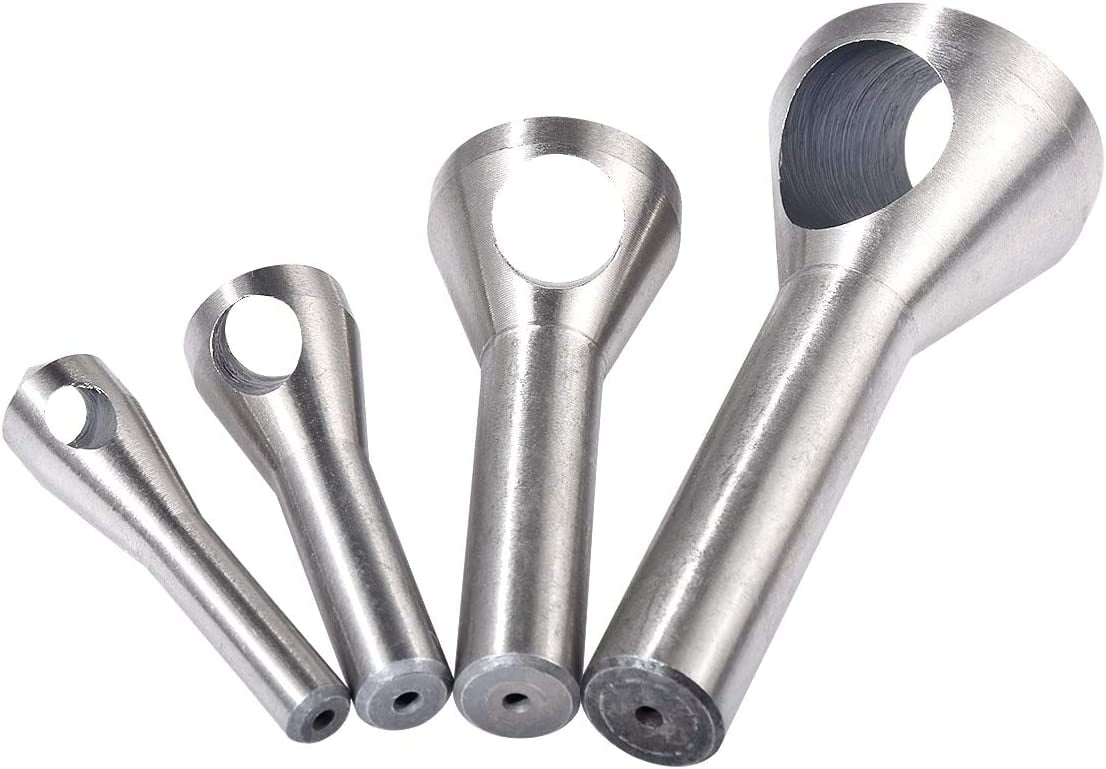 Set Of 4 Countersink [6.3, 8.3, 10.5, 16.5 Mm] HSS Countersink For Metal And Wood – Metal Burr – Wood Burr – Extra Sharp Due To Industrial Sanding – Fits Common Mandrels – With Box