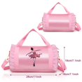 thumbnail image 3 of ishantech Kids 11" Waterproof Ballet Duffel Bag, Purple, 3 of 7