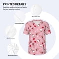 thumbnail image 3 of Hirioo Gnome With Heart for Men's Baseball T-shirt Shirts Short Sleeve Casual Summer Button Stretch T Shirts,Size S-4XL-Large, 3 of 7