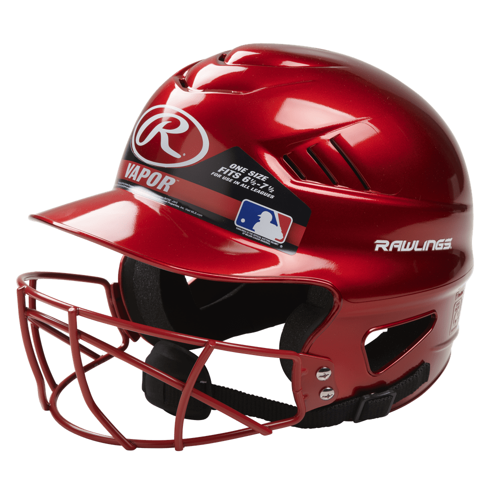 Rawlings Coolflo/Vapor OSFM Softball Batting Helmet with Face Guard