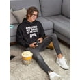 thumbnail image 3 of Tstars Mens Video Game Gift for Gamer Shirt I Paused My Game to Be Here Cool Funny Humor Nerdy Geek Gaming Birthday Gift for Dad Husband Son Hoodie, 3 of 7