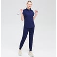 thumbnail image 6 of Medical Nurse Scrubs Set Short Sleeve Unisex Work Uniform with Pockets for Clinical Practice, 6 of 10