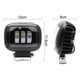 thumbnail image 3 of Par Led Faro Cuadrado 3 Led 30w Lupa 6d Moto 5'', 3 of 8