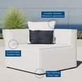 thumbnail image 7 of Modway Saybrook Outdoor Patio Upholstered Sectional Sofa Corner Chair in White, 7 of 7