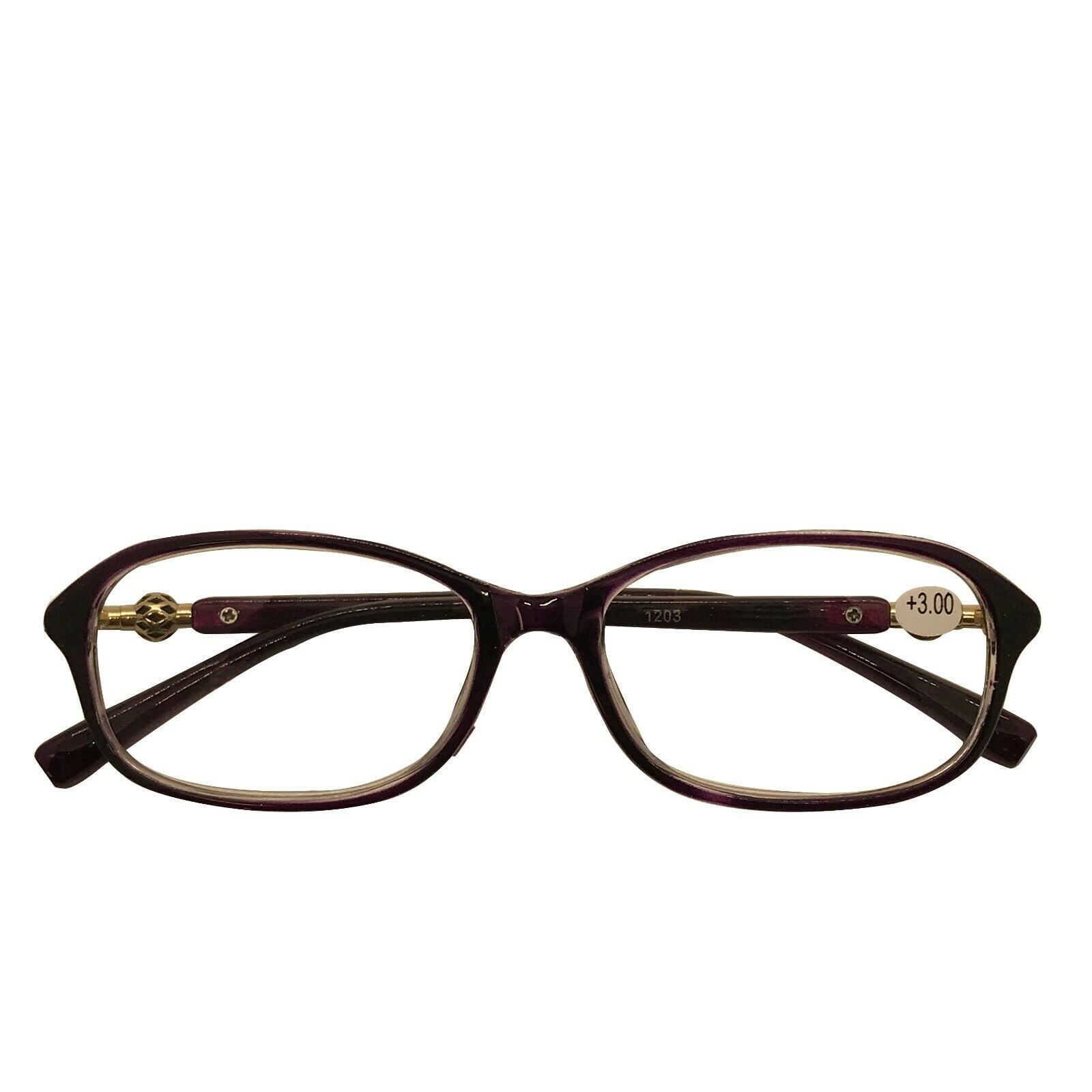 2 Packs Womens Oval Frame Reading Glasses Lightweight  display picture 3