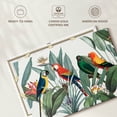 thumbnail image 6 of Elephant Stock Tropical Safari Parrots Wall Art - Horizontal Canvas Wall Art - Lobby Wall Decor - Animal Canvas - Green And Blue Decor - 30" x 20", 6 of 8