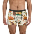 thumbnail image 4 of Wukai Autumn In The Forest Welcome Fall Print Men’s Underwear Breathable Boxer Briefs,&nbsp;Moisture Wicking & Breathable-XX-Large, 4 of 7