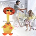 thumbnail image 3 of Dancing Singing Duck Plush Interactive Toy Recording Lighting Stuffed Toys With 120 Songsc, 3 of 5