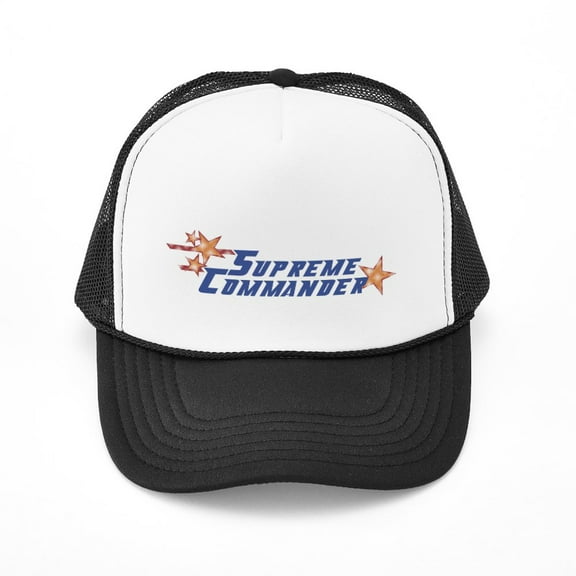 CafePress - Supreme Commander - Adjustable Unisex Printed Trucker Hat with Mesh Back