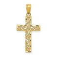 thumbnail image 4 of Saris and Things 14K Yellow Gold Cross Charm Pendant, 4 of 7