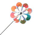thumbnail image 2 of Molino de viento de juguete para niños de 30 cm, decoración de jardín al aire libre, divertido y colorido molinillo de viento, 58 cm de alto con varilla de 42 cm, juguete giratorio de, 2 of 8