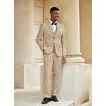 thumbnail image 5 of COOFANDY Men's 3 Piece Suits Classic Fit 2 Button Dress Suits Tuxedo Jacket Blazer for Wedding Business Dinner Prom, 5 of 7