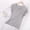 Gray, variant on Gifts Dianli Sleepwear Loungewear Women's Solid Color Short Sleeve Pajama Top With Pockets Soft Breathable Comfortable Homewear Casual Nightshirt Sleep Top