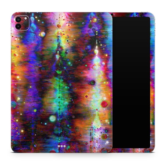 DesignSkinz Neon Paint Mixtured Surface Full-Body Skin Decal Wrap Cover for iPad (A1219/A1337)