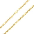 thumbnail image 5 of Nuragold 10k Real Yellow Gold Cable 5mm Rolo Round LInk Chain Necklace (18"-30") Italian Jewelry for Men & Women, 5 of 6